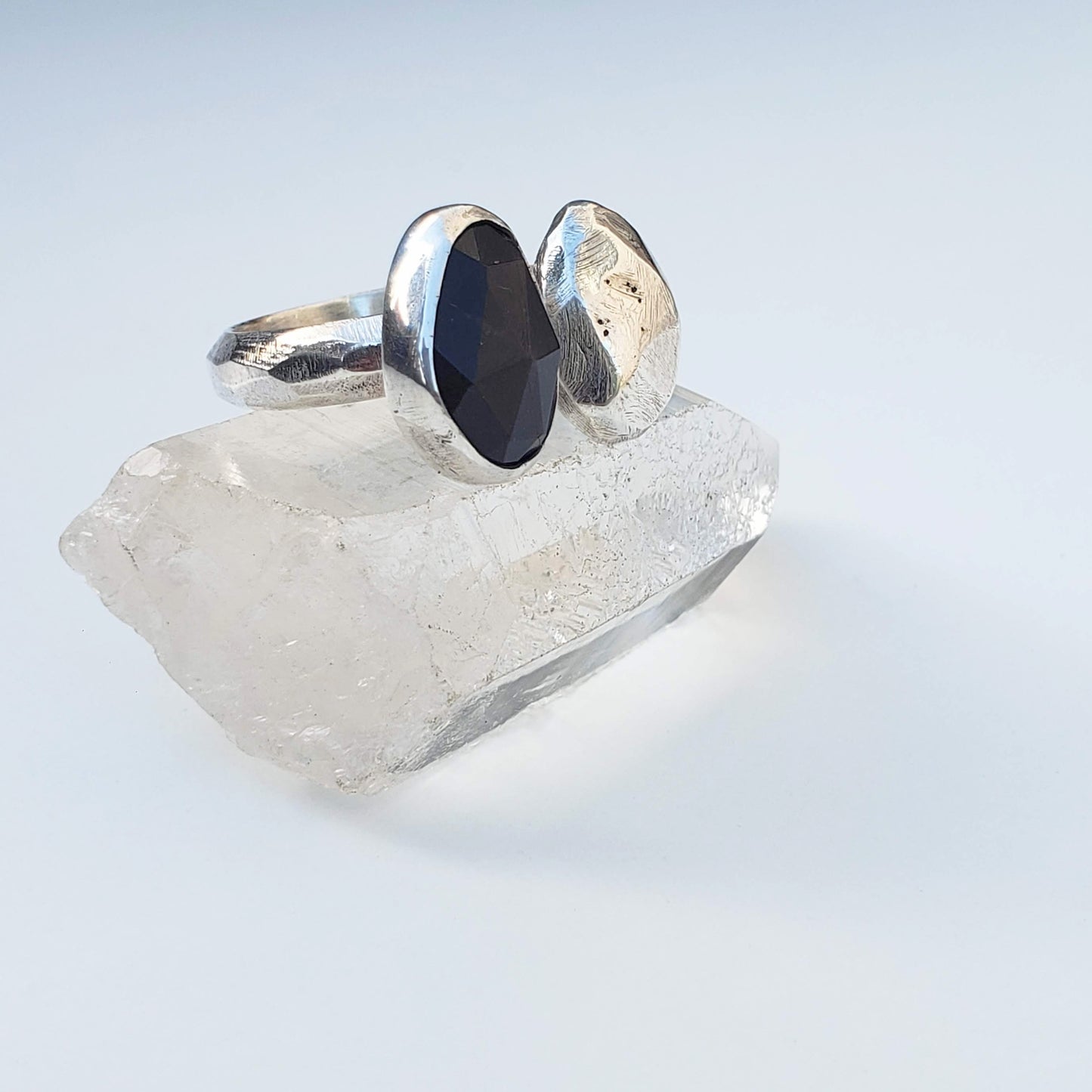 Midnight Labradorite Open Ring