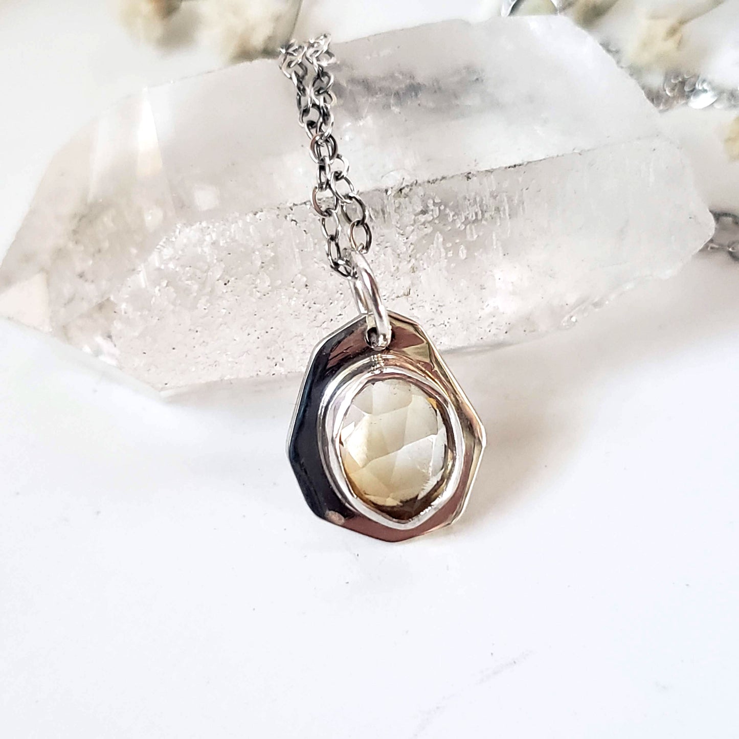 The Vera Necklace - Citrine