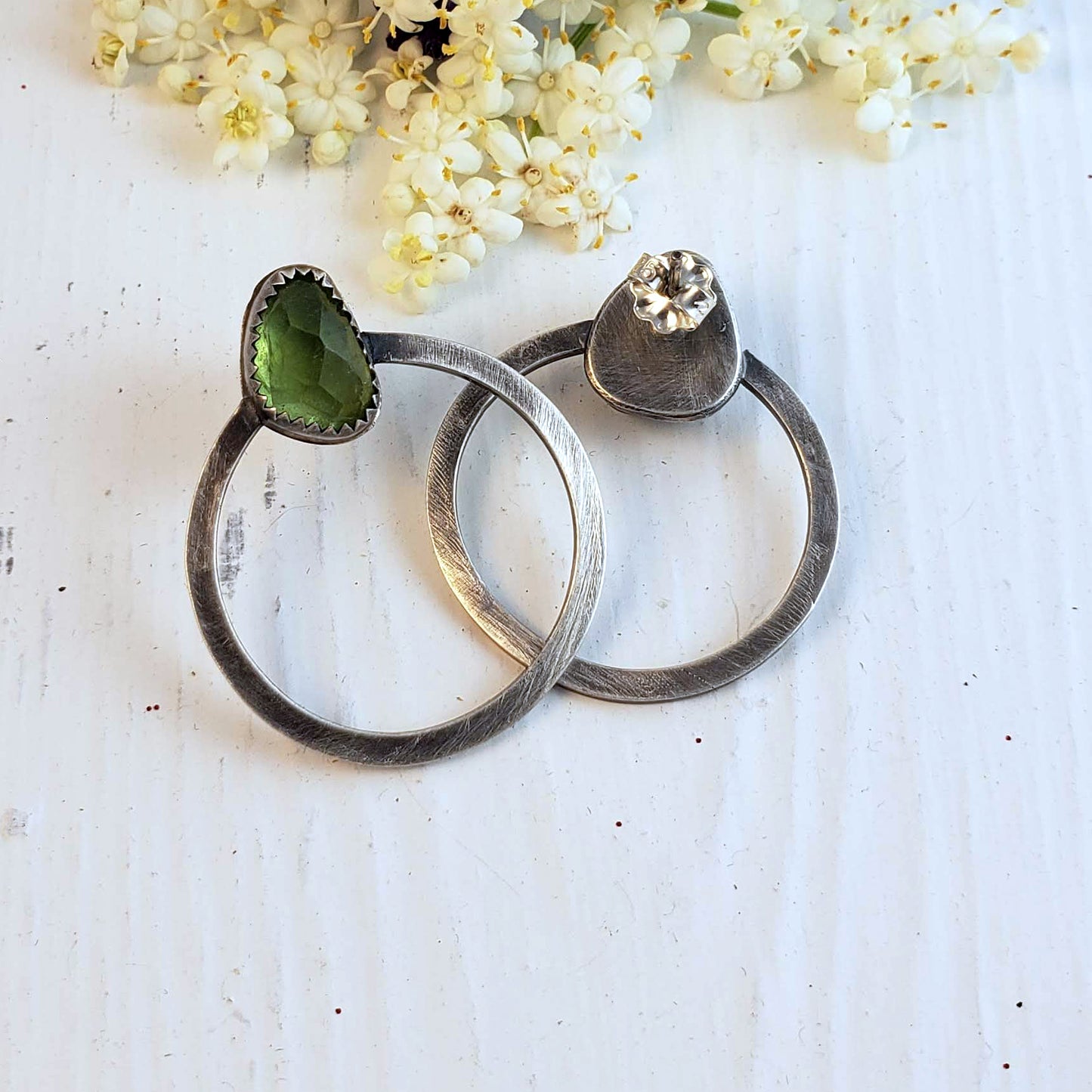 Pendientes IRIS Circle Turmalina
