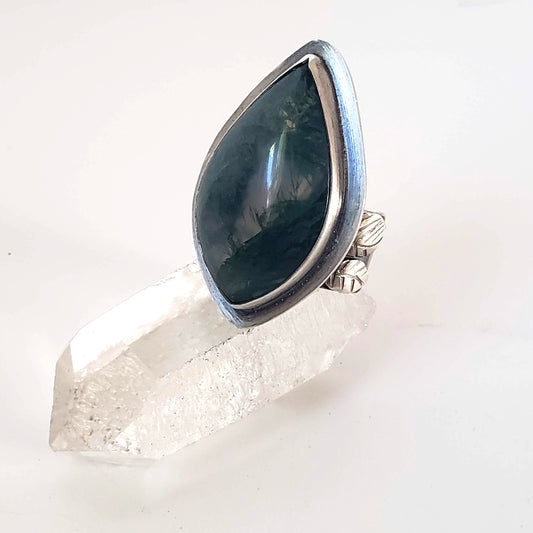 Moss Agate Ring