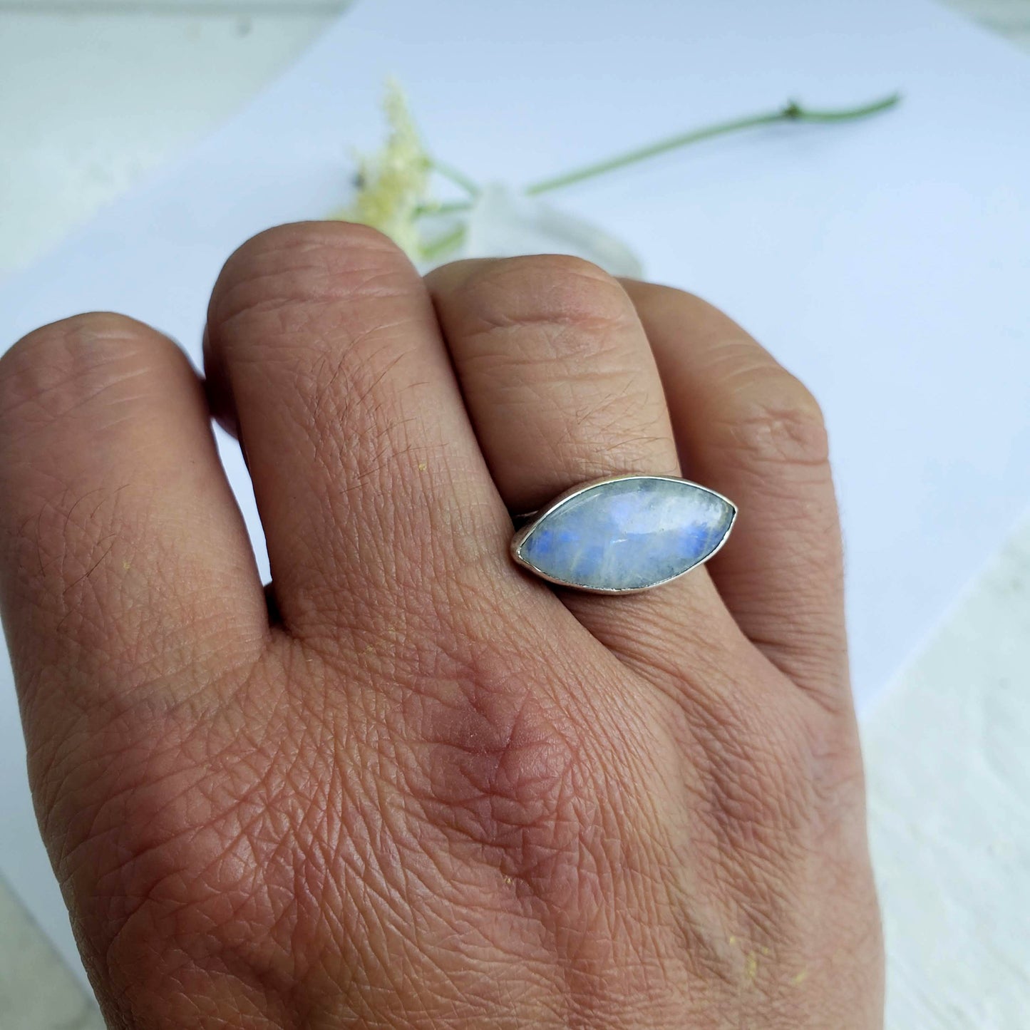 IRIS "The Eye" Moonstone Ring