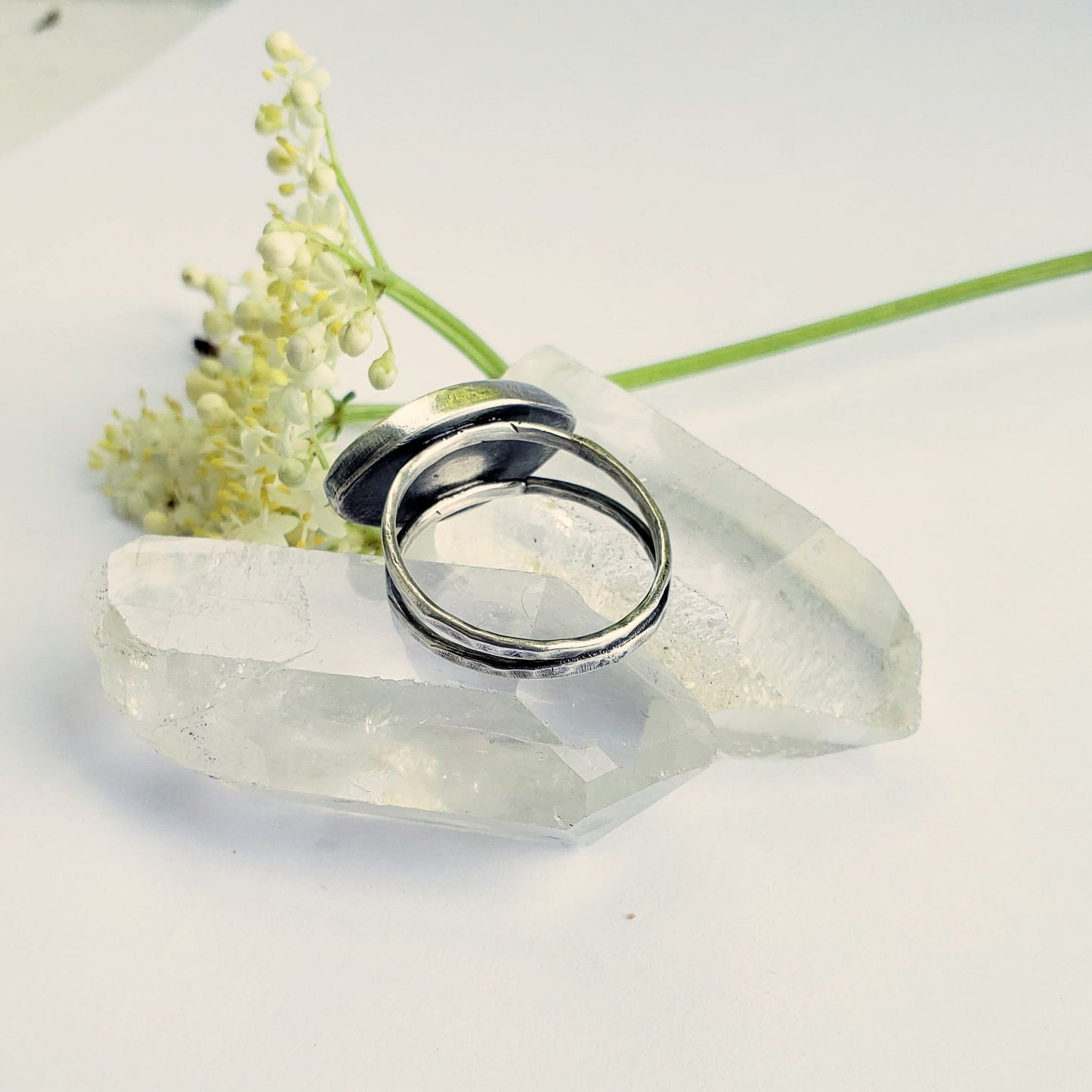 Anillo Piedra Luna IRIS "El Ojo"