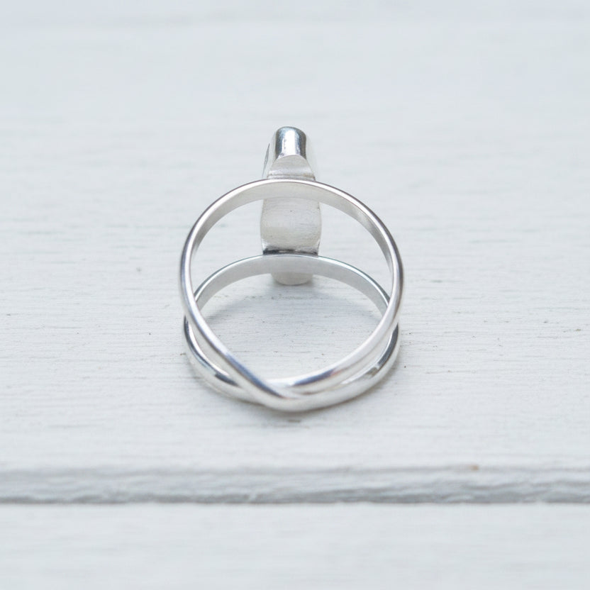 "Across" - Boulder Opal Ring