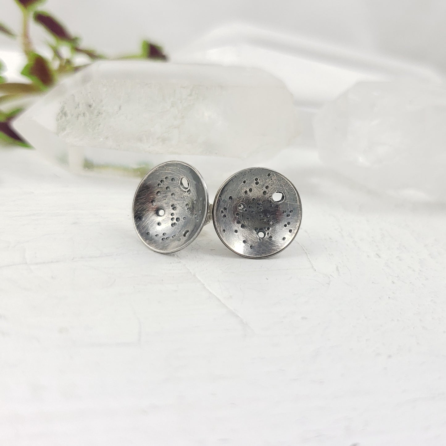 La Luna Silver Studs