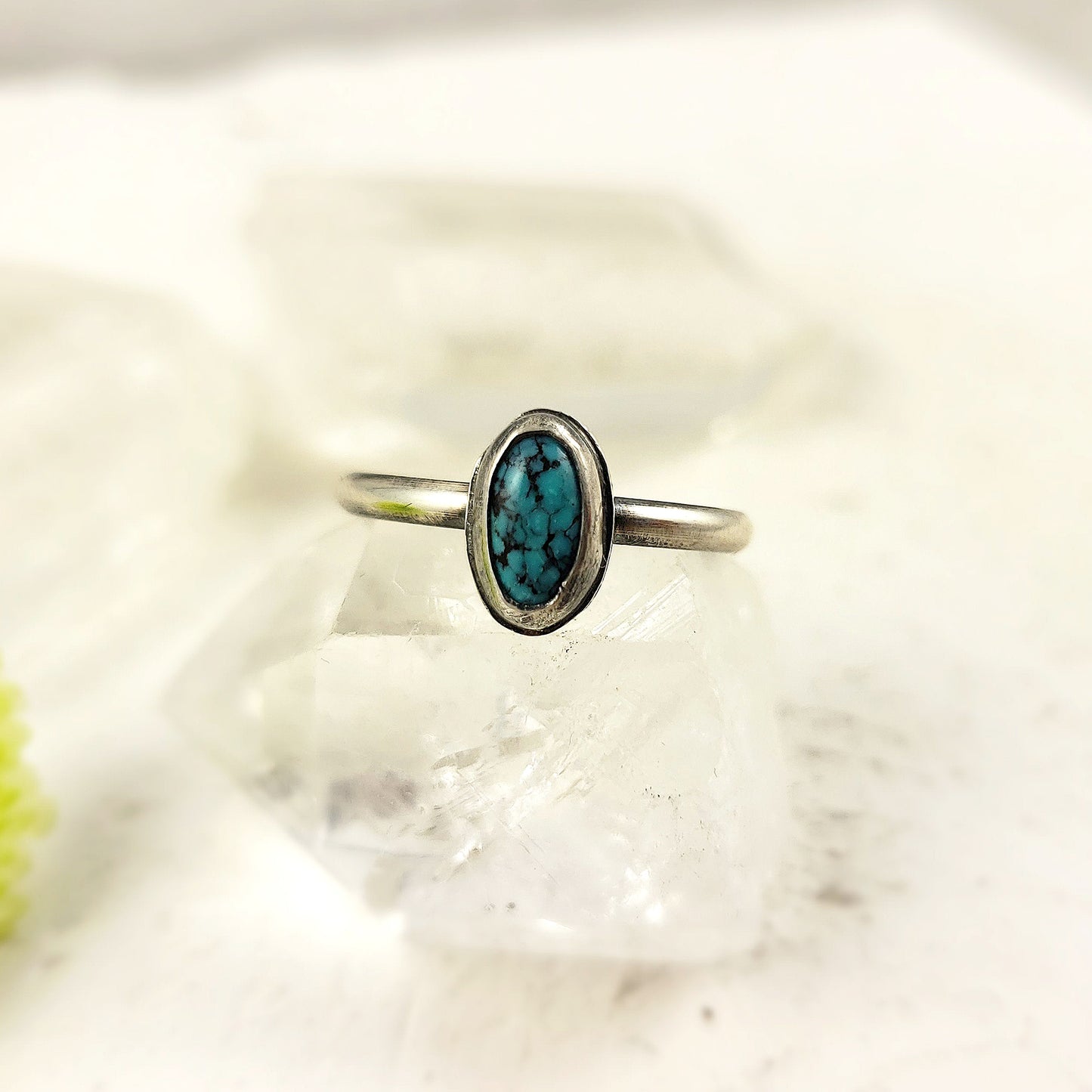 Anillo apilable de turquesa American Old Stock
