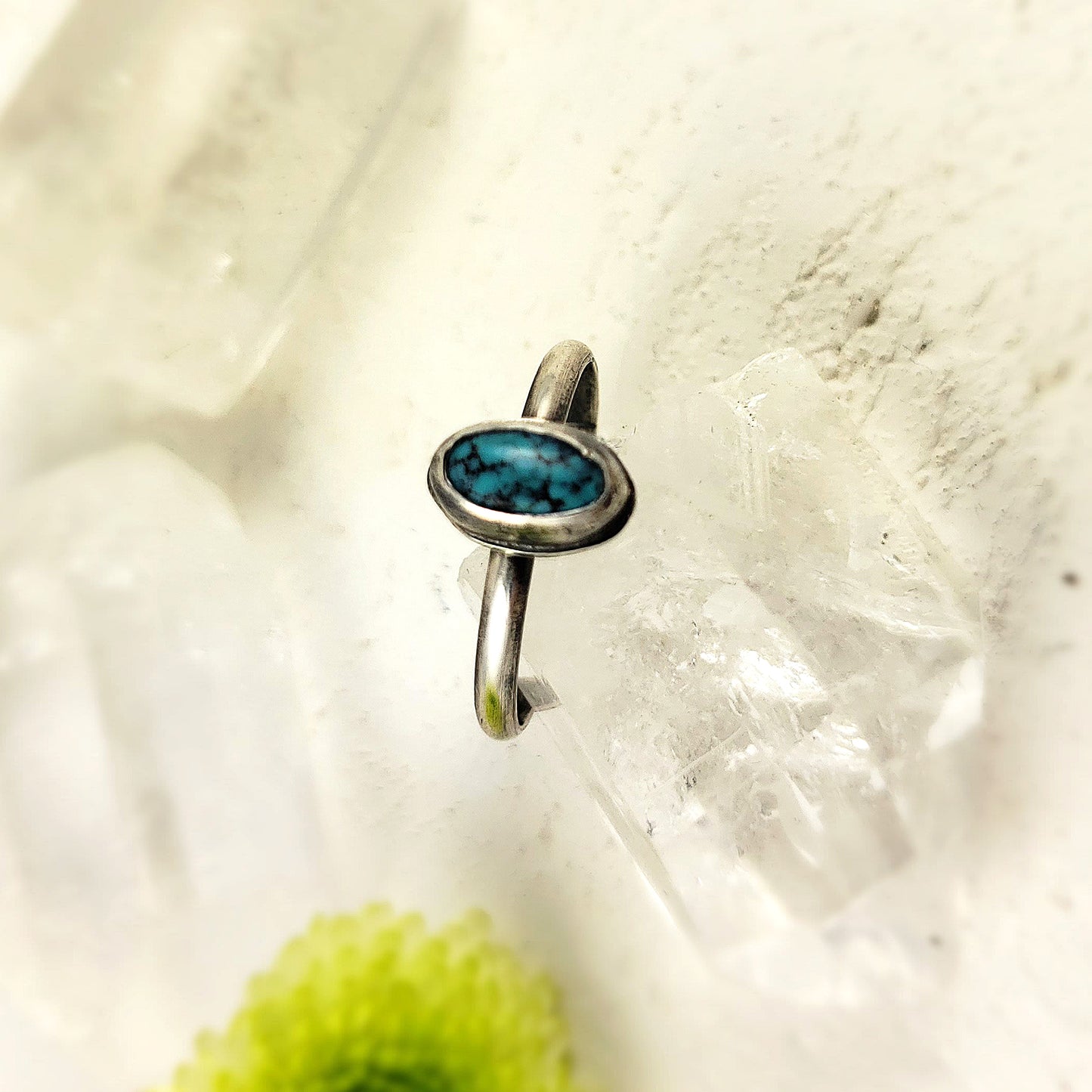 Anillo apilable de turquesa American Old Stock