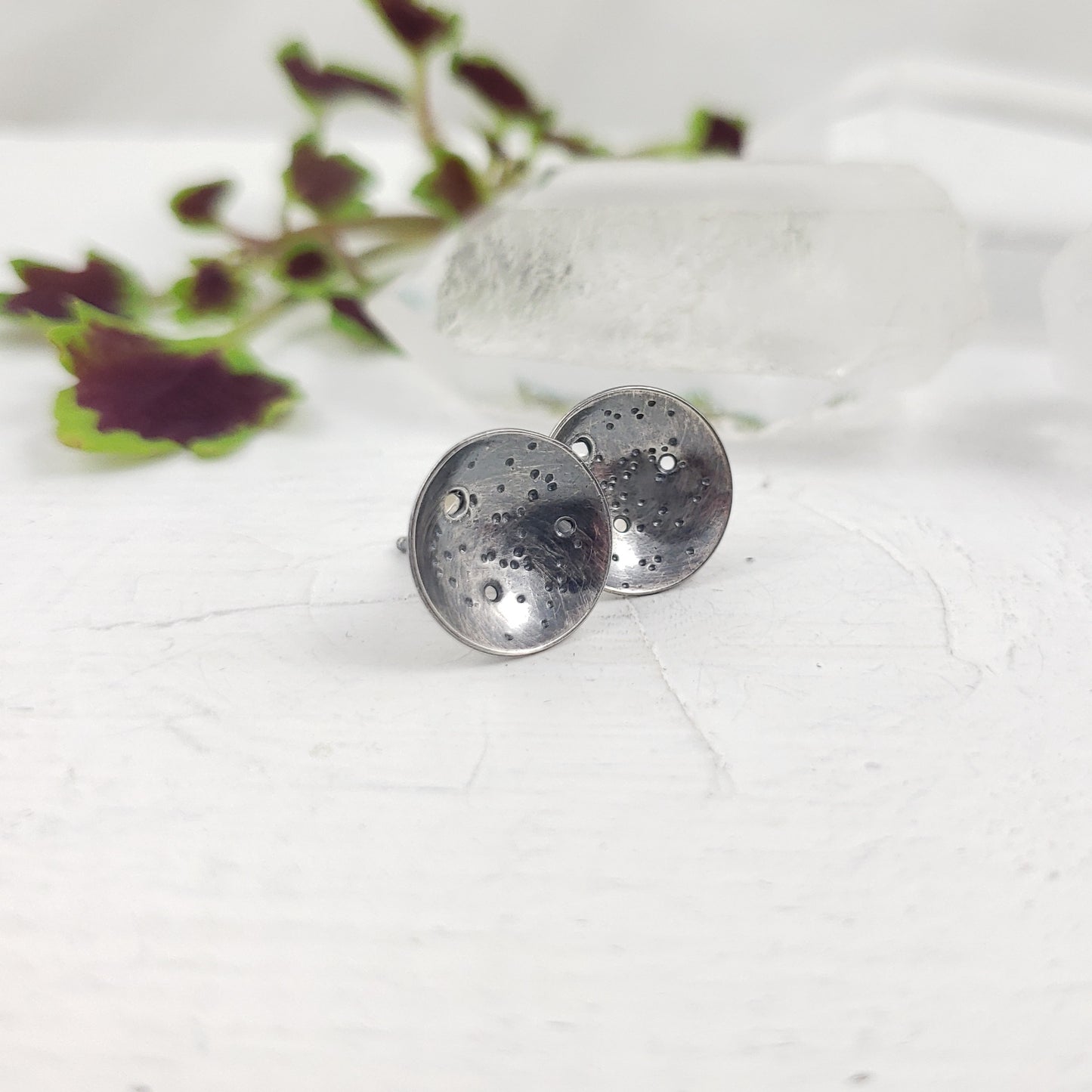La Luna Silver Studs