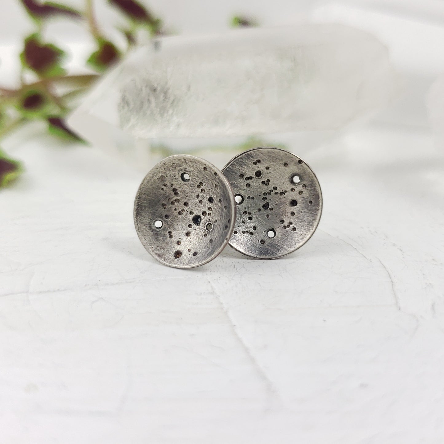La Luna Silver Studs