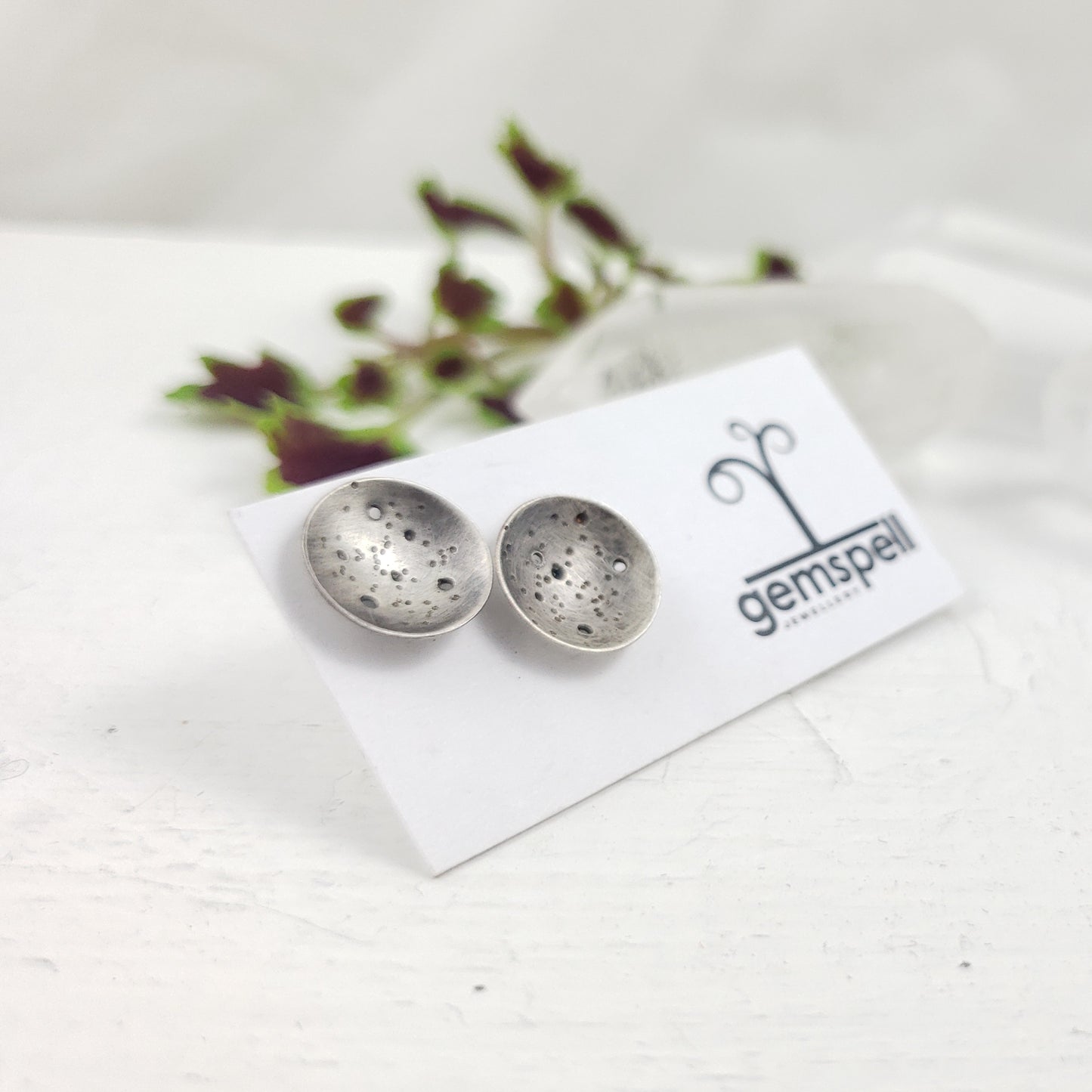 La Luna Silver Studs