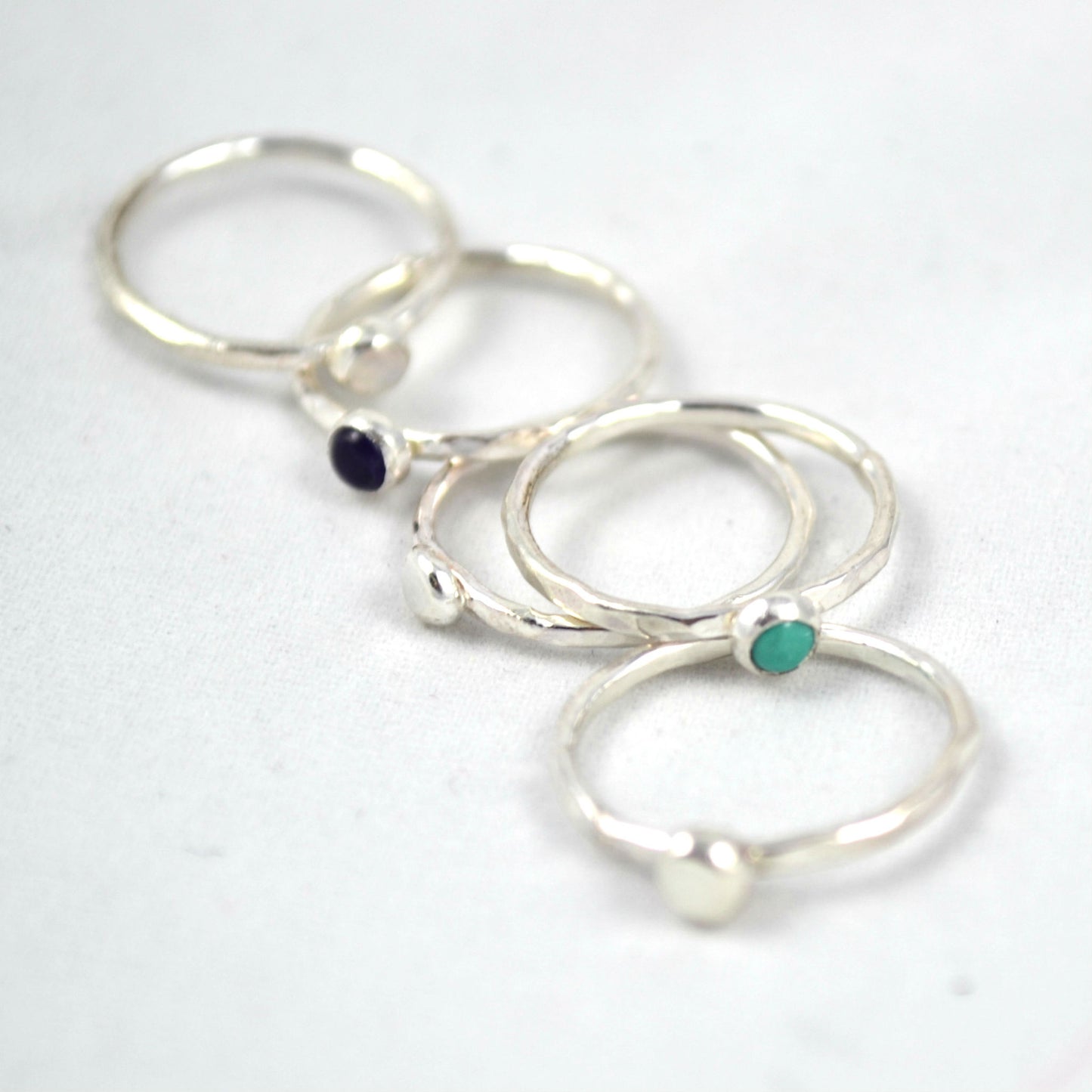 Gemstone Stacking Rings - Gemspell
