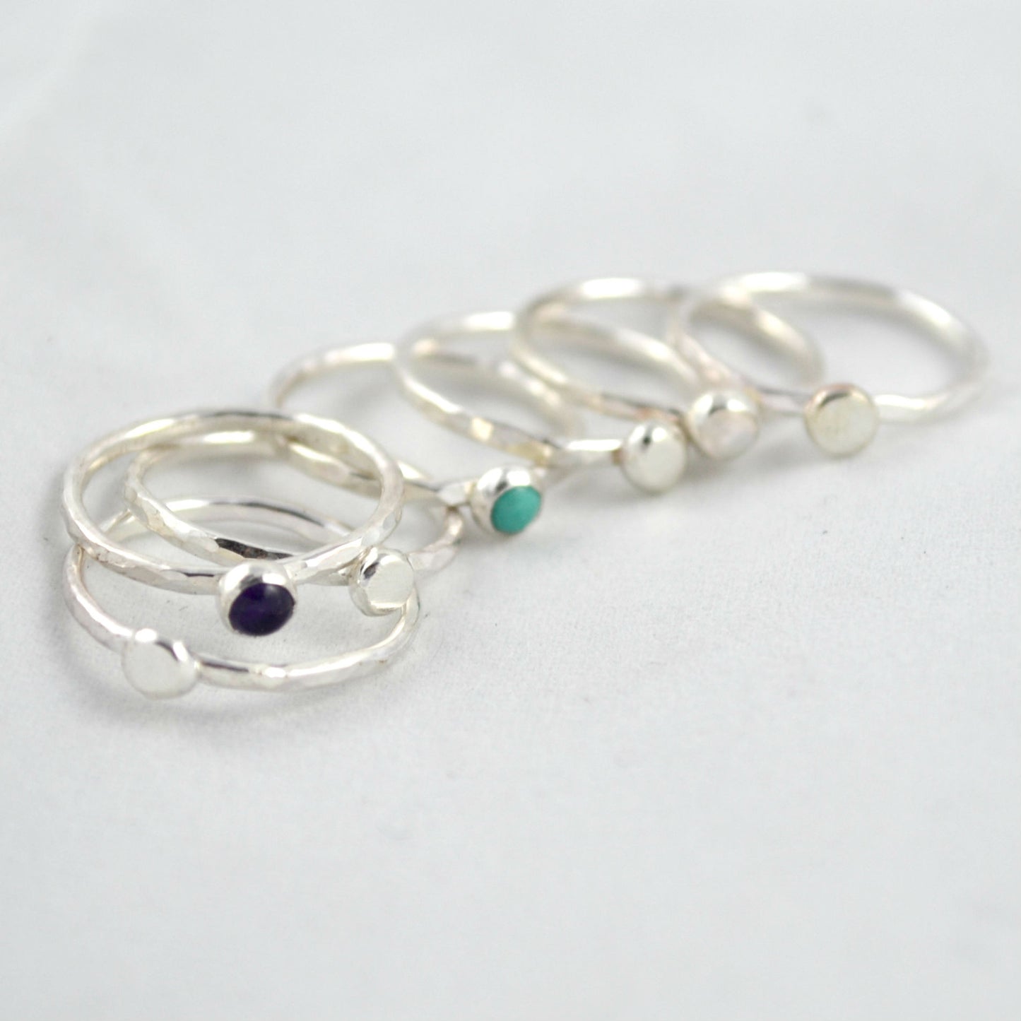 Gemstone Stacking Rings - Gemspell