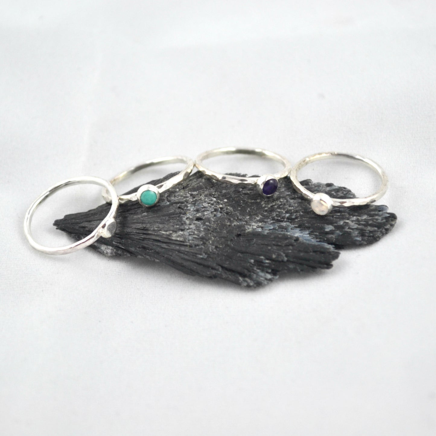 Gemstone Stacking Rings - Gemspell