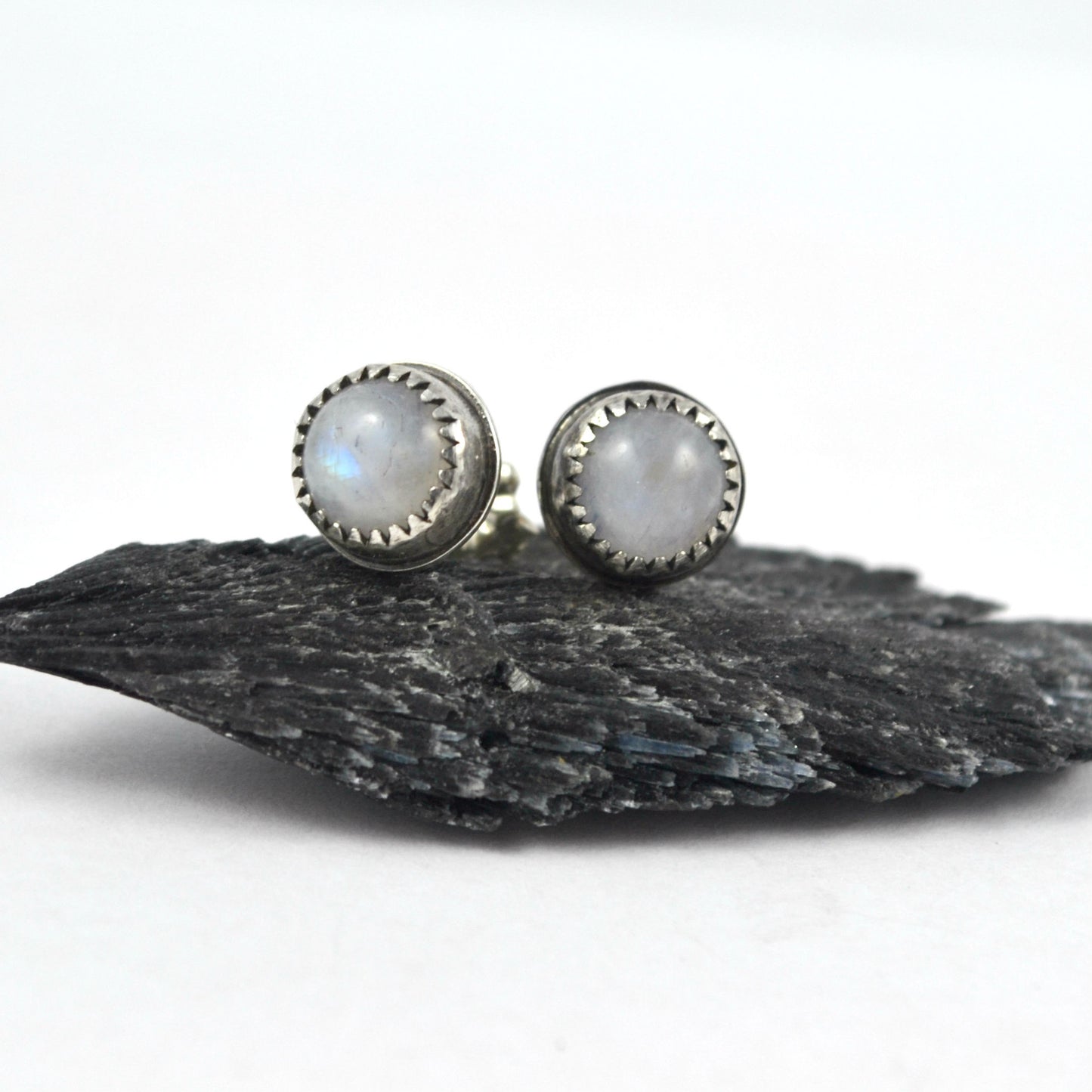 Moonstone Studs - Gemspell