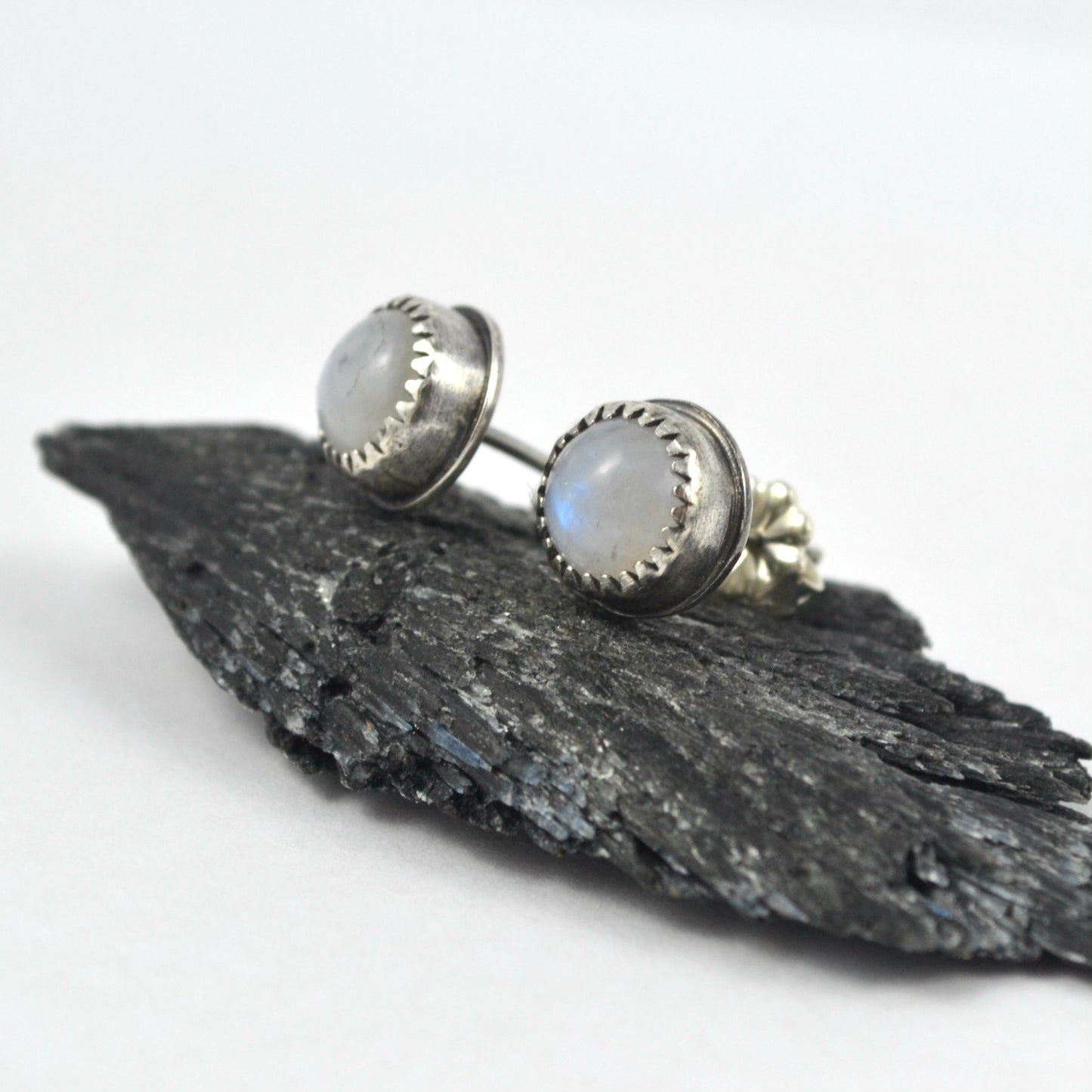Moonstone Studs - Gemspell