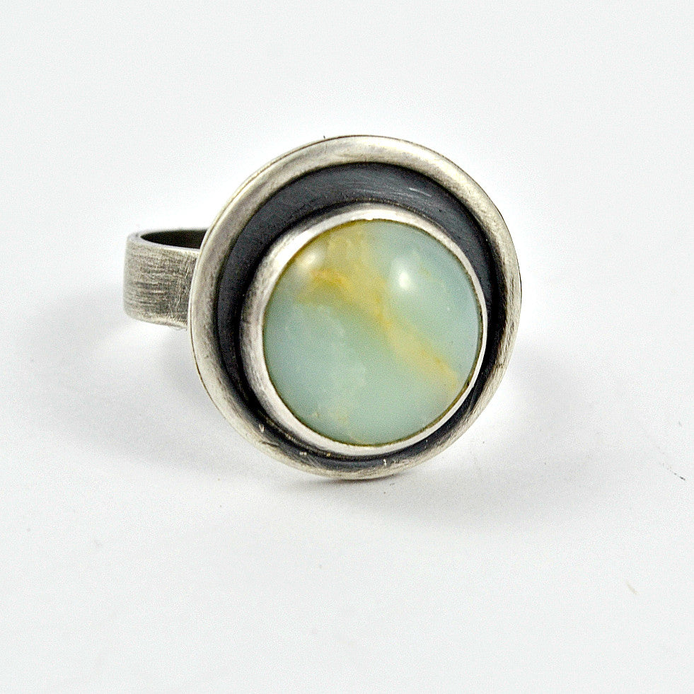 Orbit Chrysoprase Ring - Gemspell