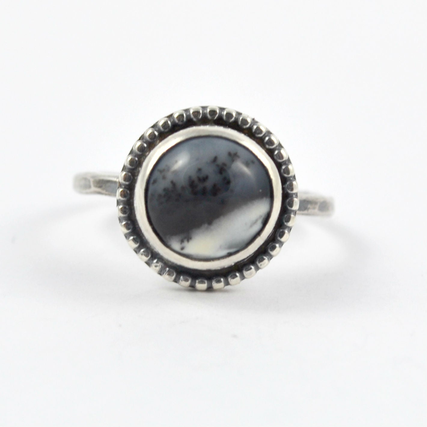 Dendrite Agate Ring, Size 7.75 - Gemspell
