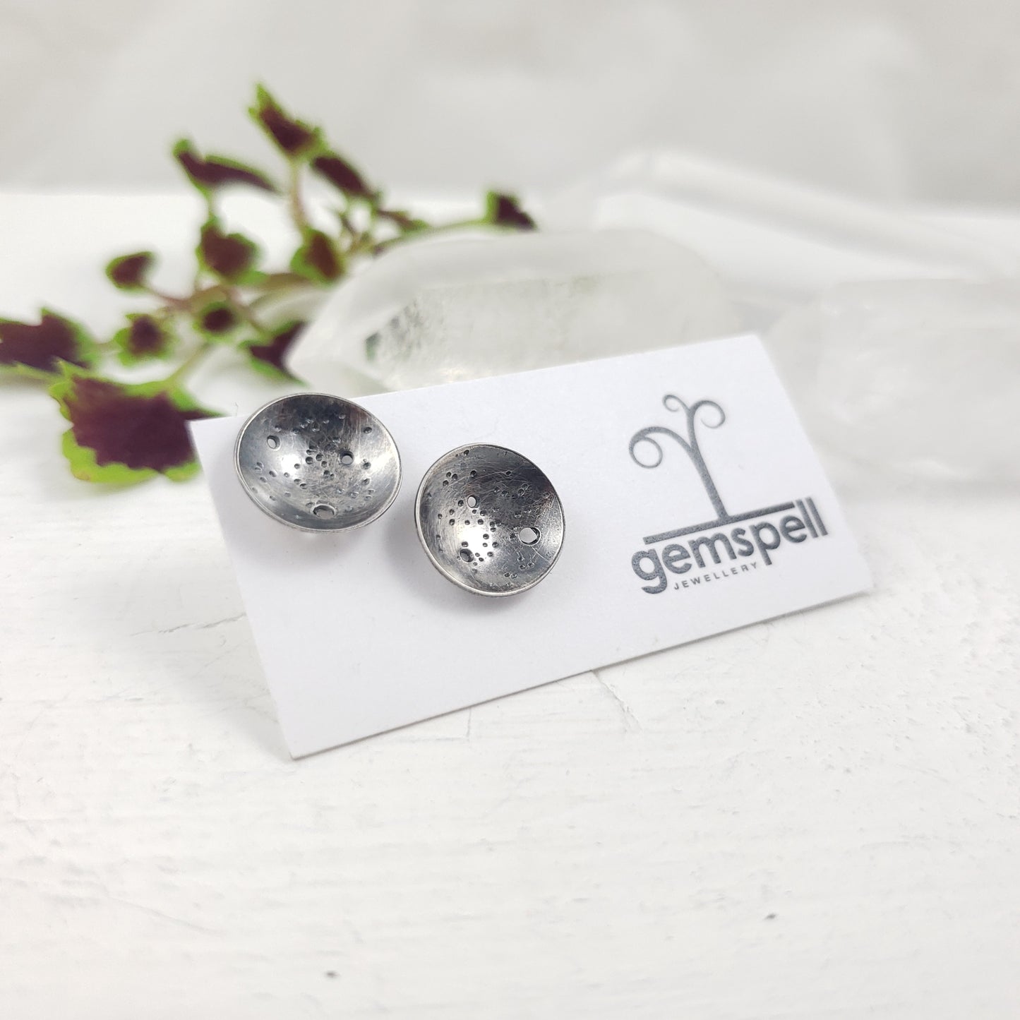 La Luna Silver Studs