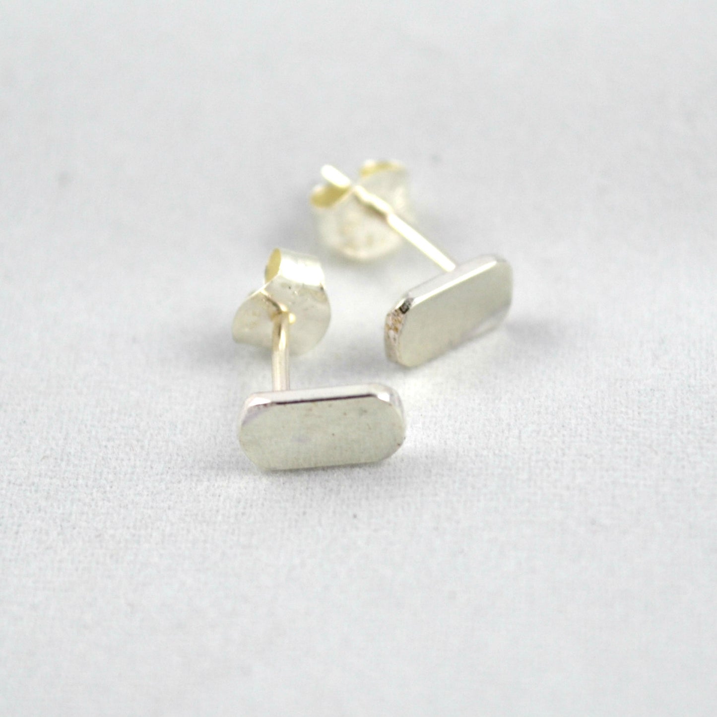 Flat Stud Earrings - Gemspell