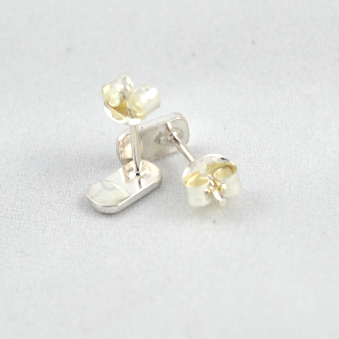Flat Stud Earrings - Gemspell