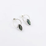 IRIS - "The Seer" Labradorite and Sterling Silver Studs