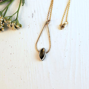 IRIS - "The Seer" Labradorite and Gold-filled Necklace