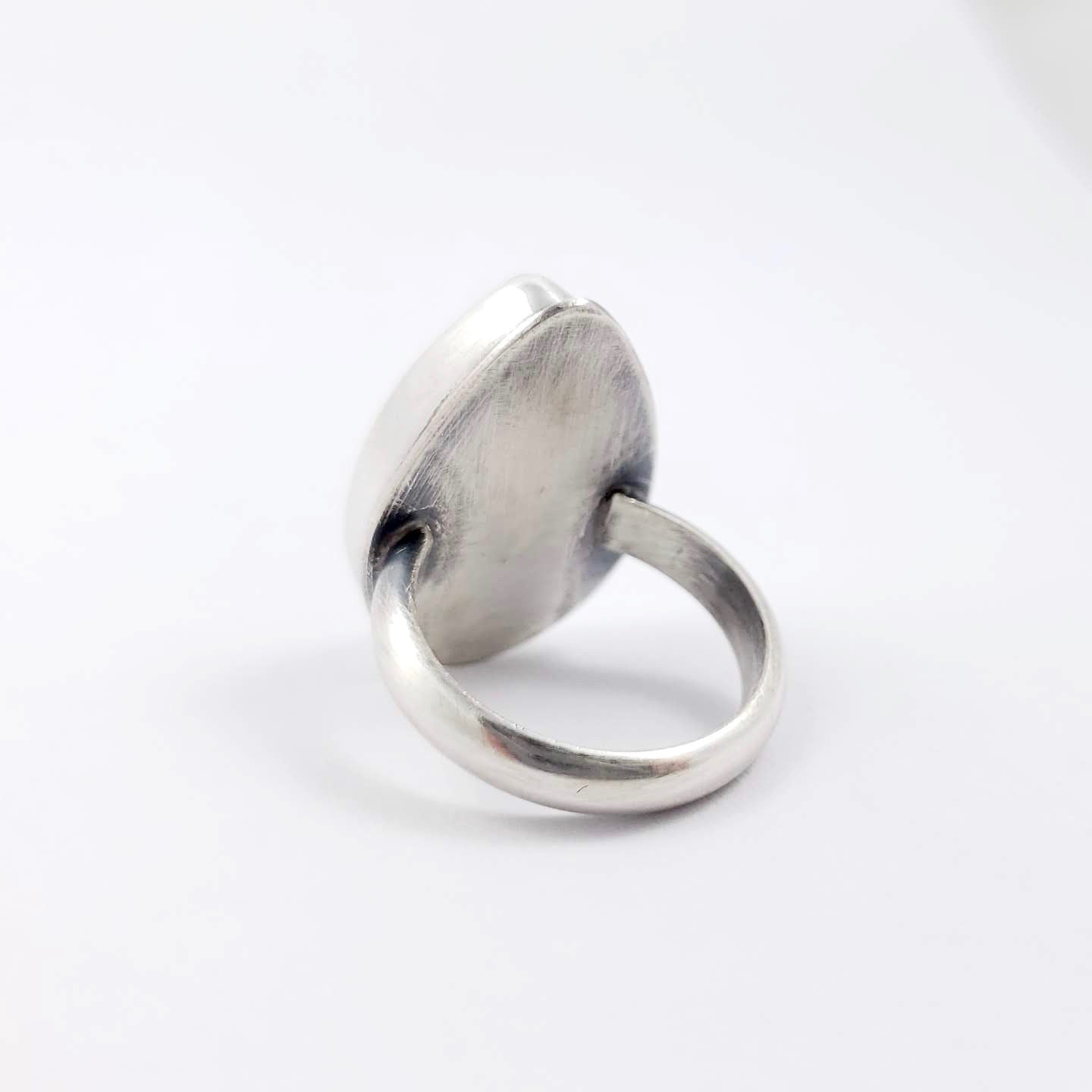 Teardrop Labradorite Ring, Size 8.5 - Gemspell