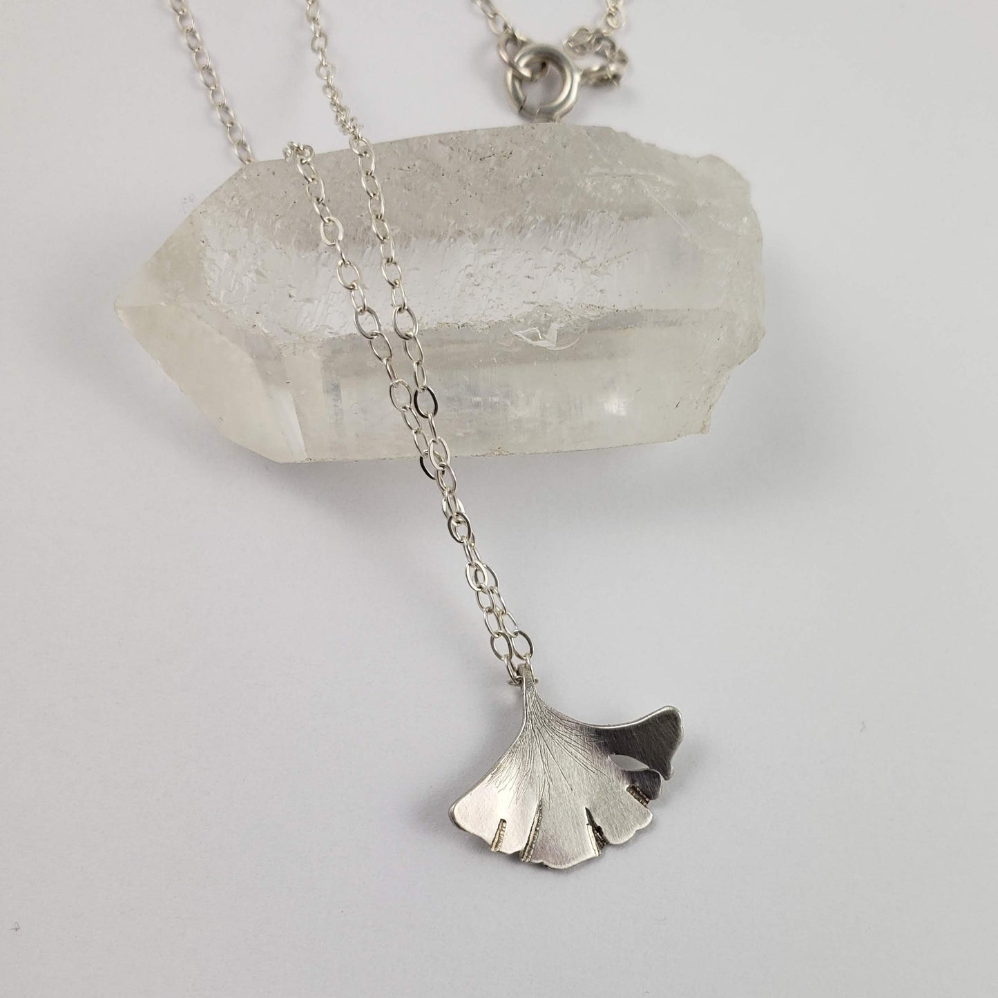 Small Gingko Leaf Necklace