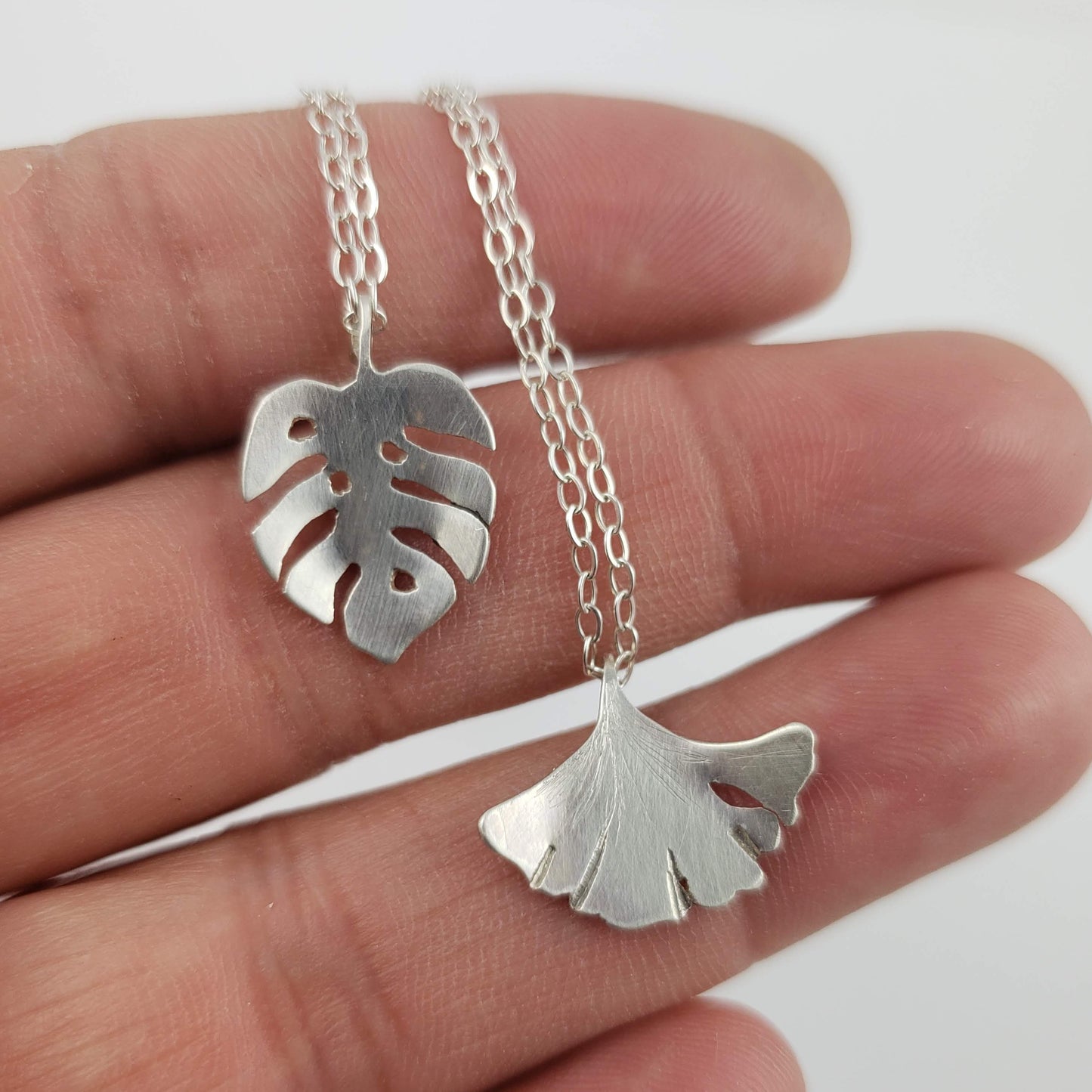 Small Gingko Leaf Necklace