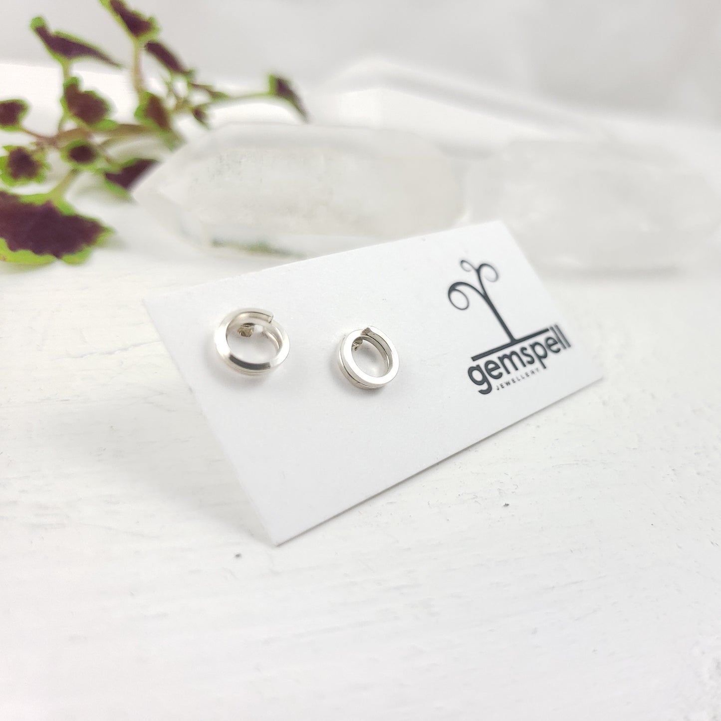 Coil SIlver Studs