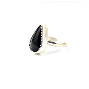 Golden Obsidian Ring, Adjustable - Gemspell