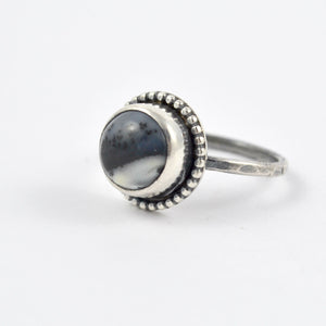 Dendrite Agate Ring, Size 7.75 - Gemspell